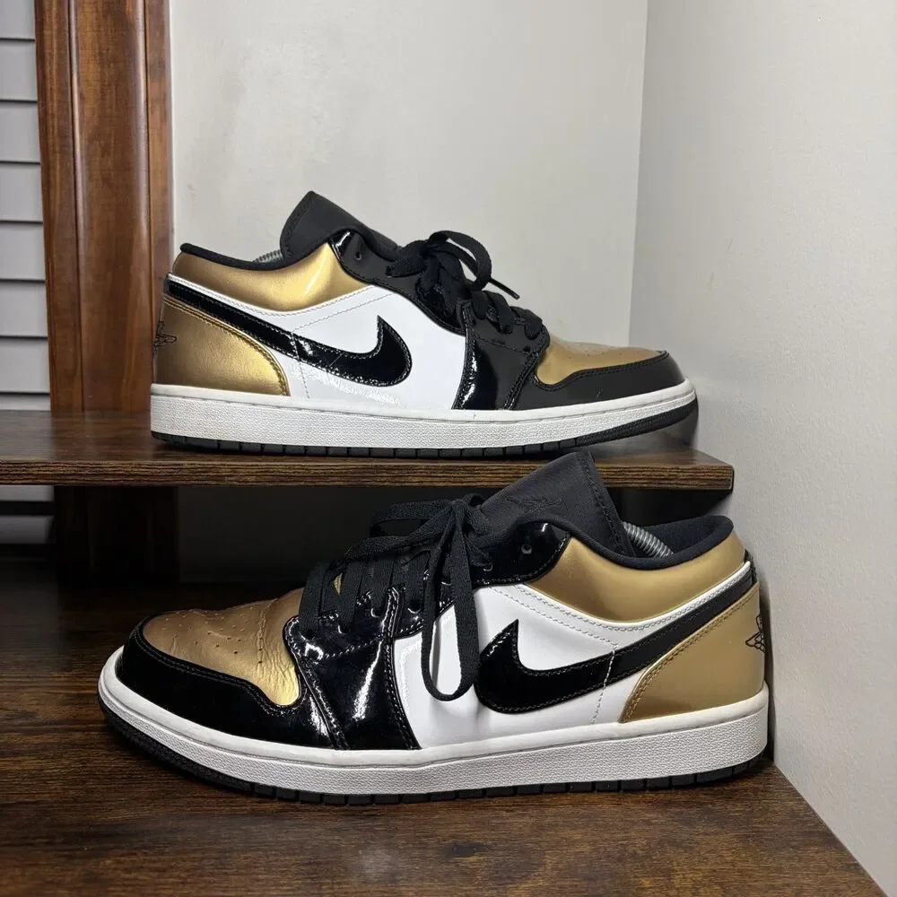 Size 11 - Jordan 1 Low Gold Toe 2019